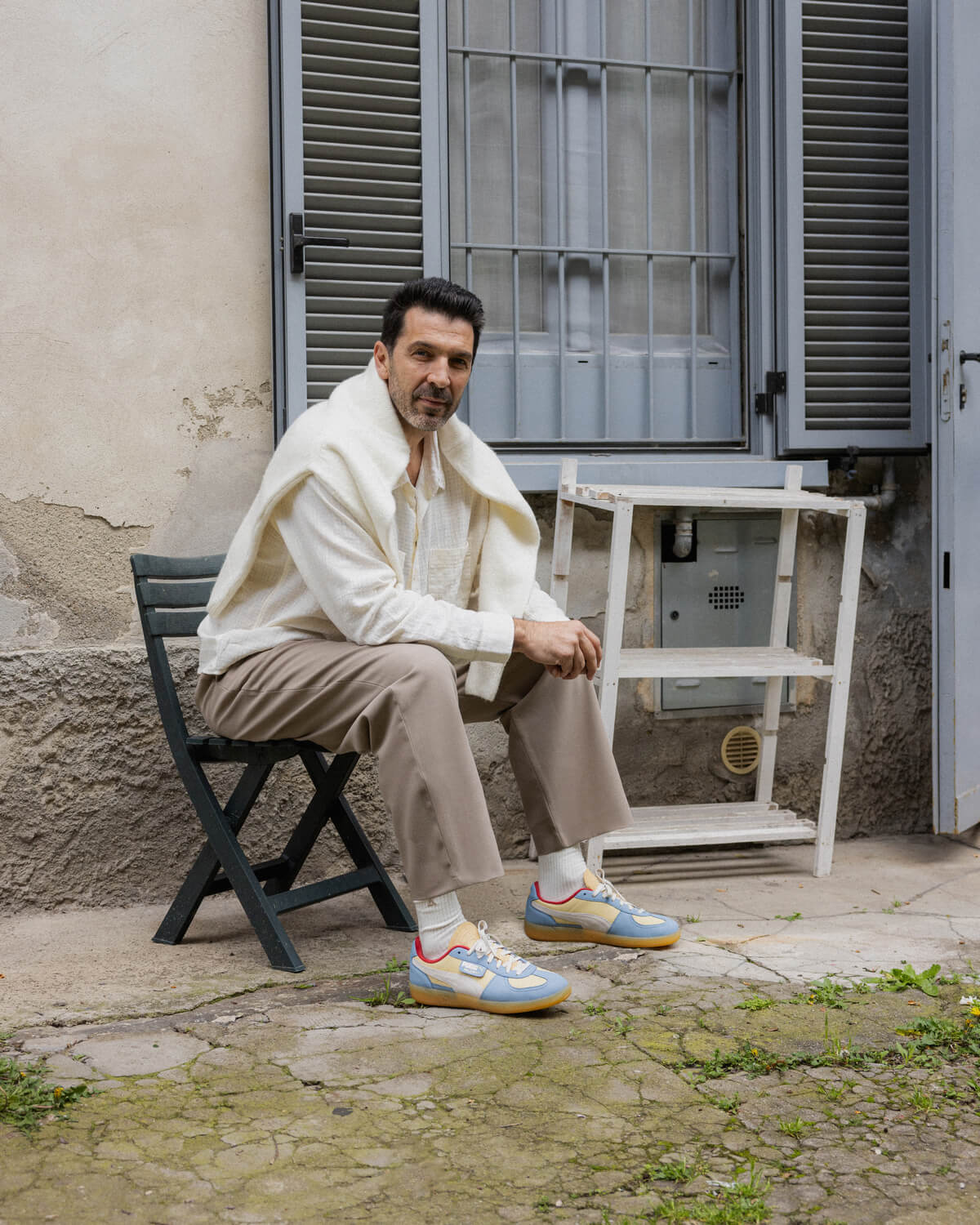 Puma x Asphaltgold Palermo "Scopa" - Chamomile / Zen Blue - 398771-01