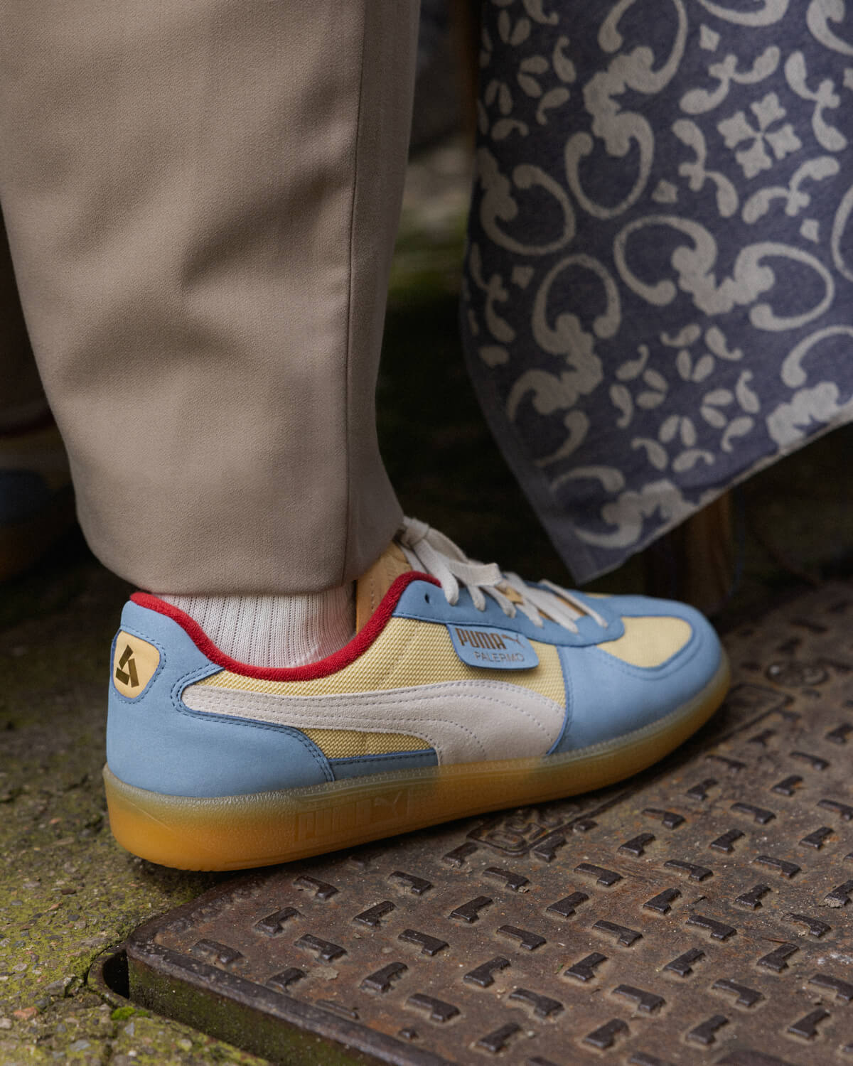 Puma x Asphaltgold Palermo "Scopa" - Chamomile / Zen Blue - 398771-01