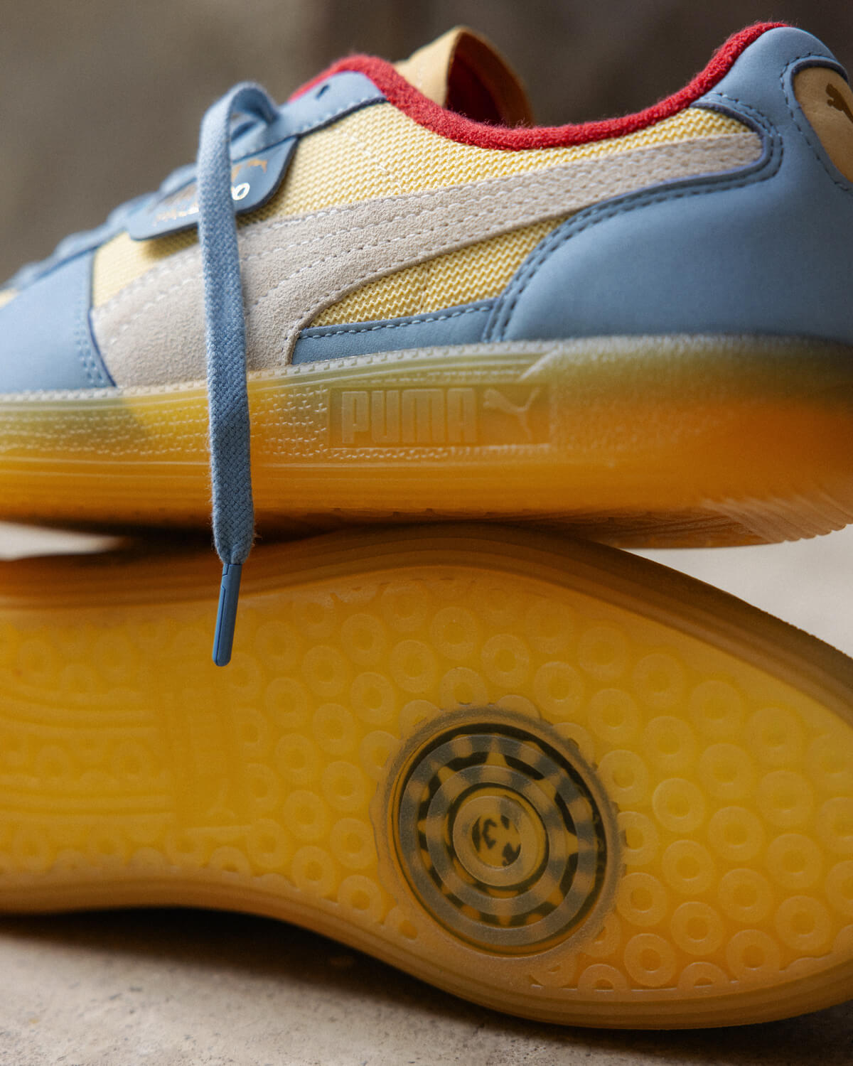 Puma x Asphaltgold Palermo "Scopa" - Chamomile / Zen Blue - 398771-01