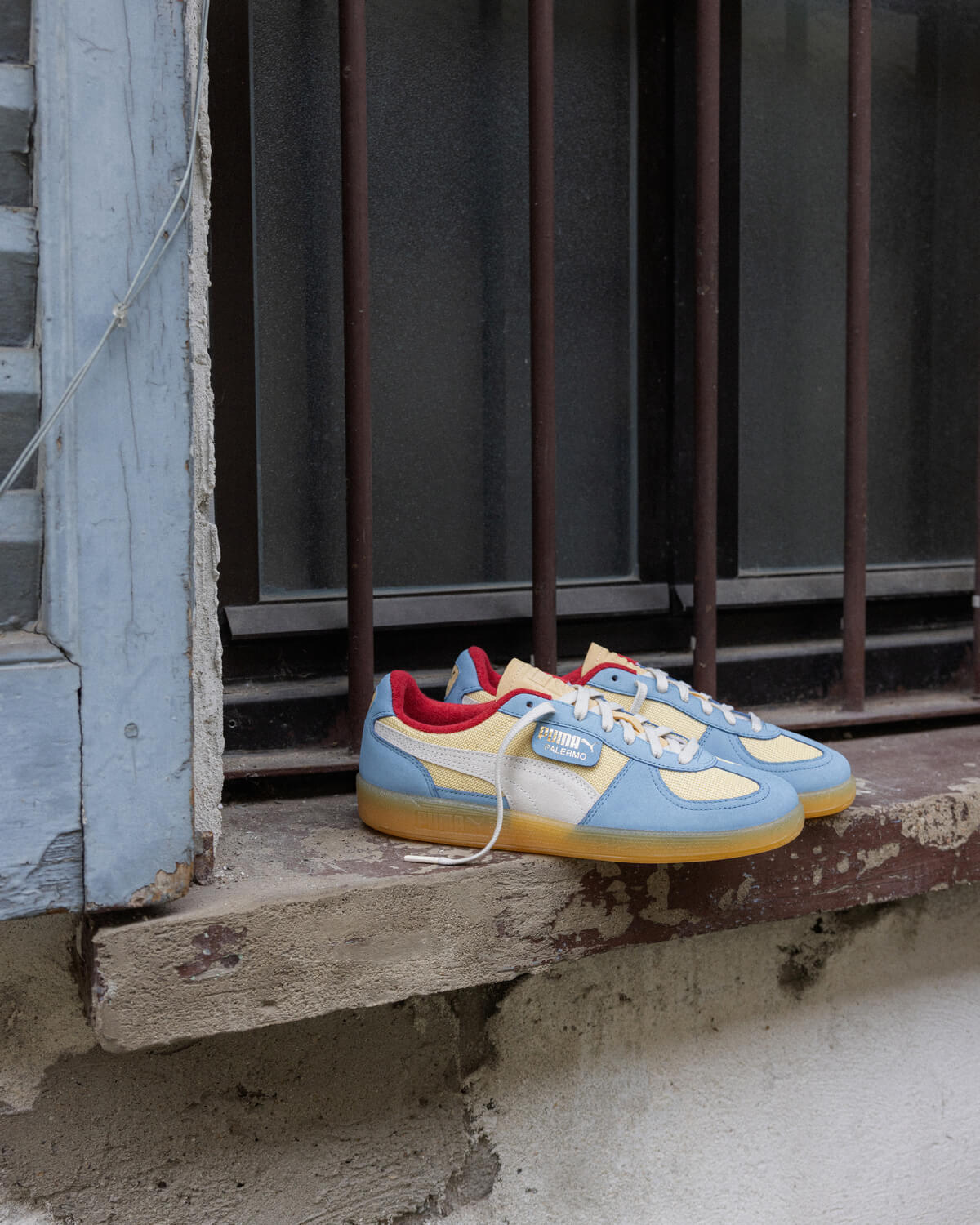 Puma x Asphaltgold Palermo "Scopa" - Chamomile / Zen Blue - 398771-01