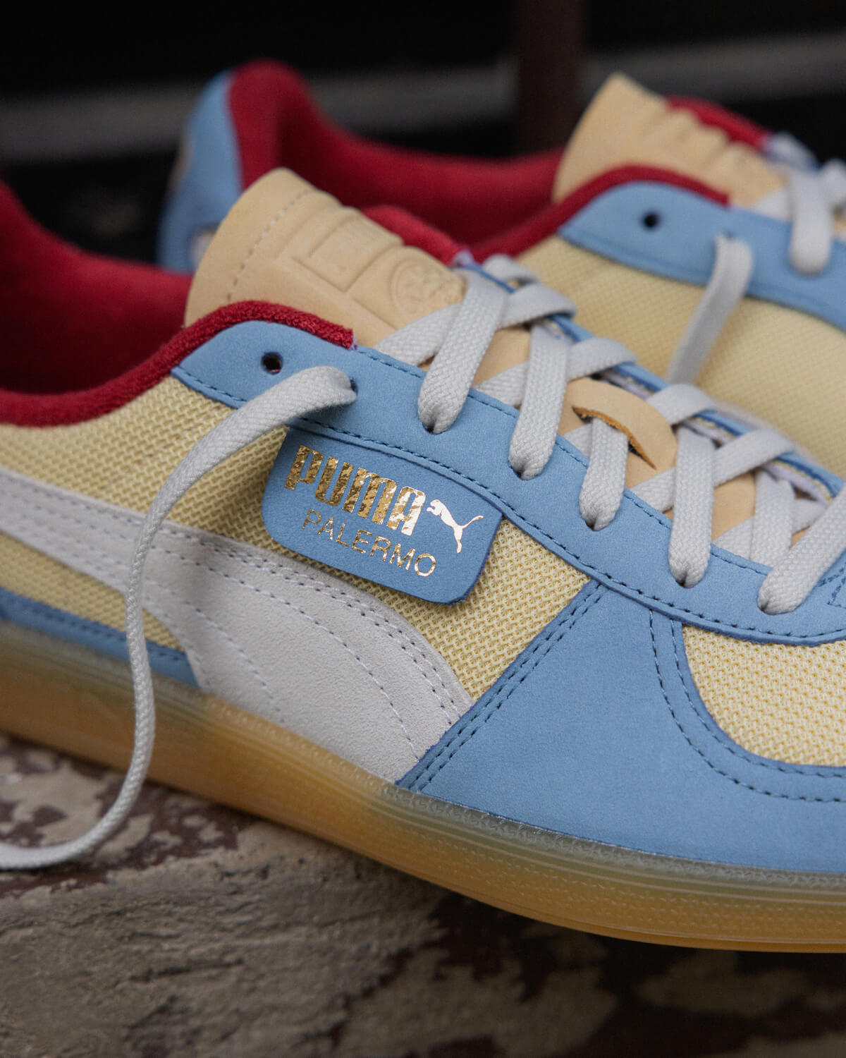 Puma x Asphaltgold Palermo "Scopa" - Chamomile / Zen Blue - 398771-01