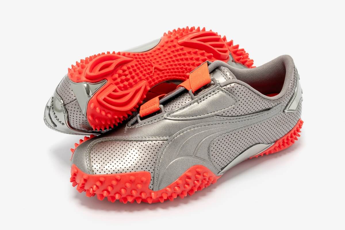 Puma x Ottolinger Mostro - Aged Silver / Red - 396054-02