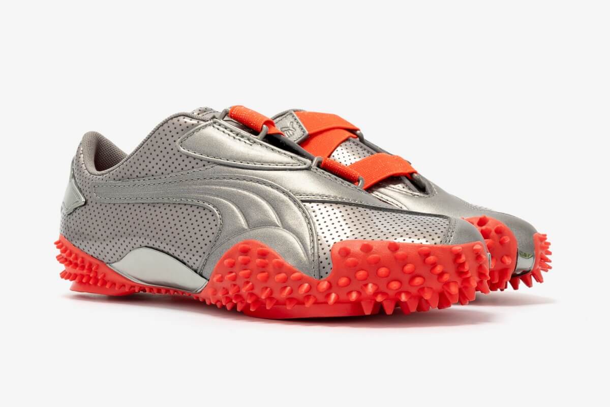 Puma x Ottolinger Mostro - Aged Silver / Red - 396054-02