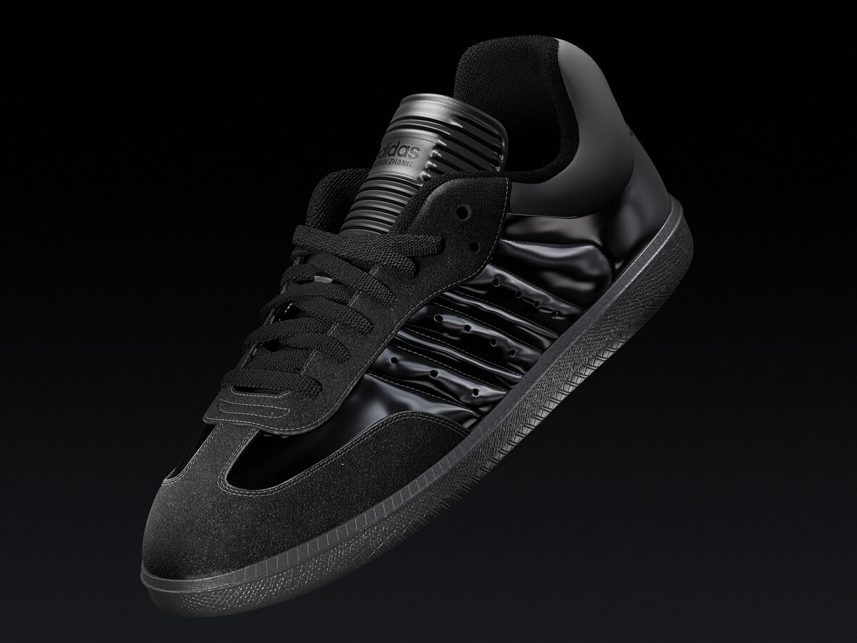 adidas Originals x Dingyun Zhang Samba - Core Black / Core Black / Gum 5 - IE3176