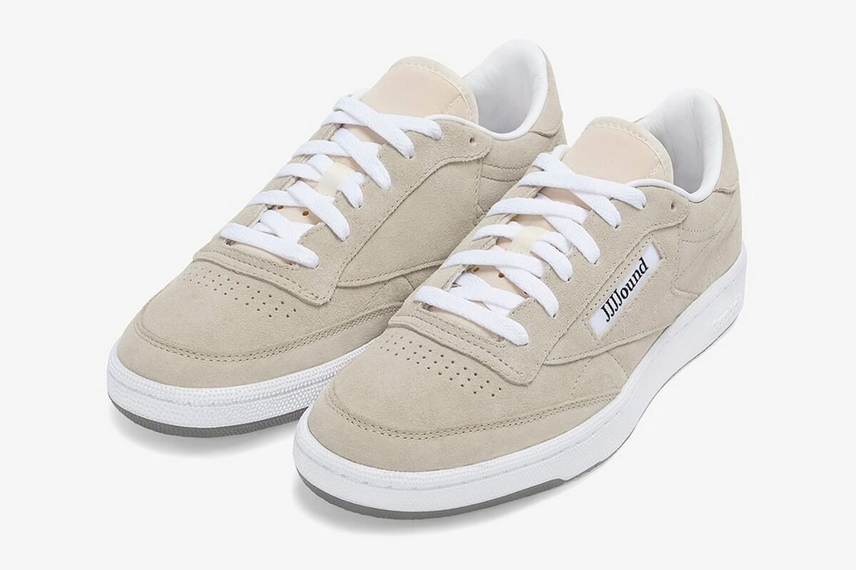 Reebok x JJJJound Club C 85 - Cork / Footwear White / Spacer Grey - RMIA04VC99LEA0036101