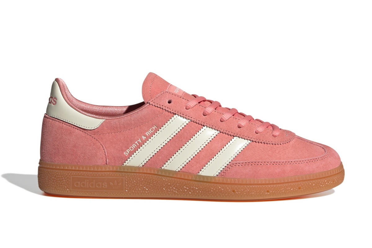 adidas Originals x Sporty & Rich Handball Spezial Handball Spezial - Pantone (Rose) / Cream White / Gum - IH2610
