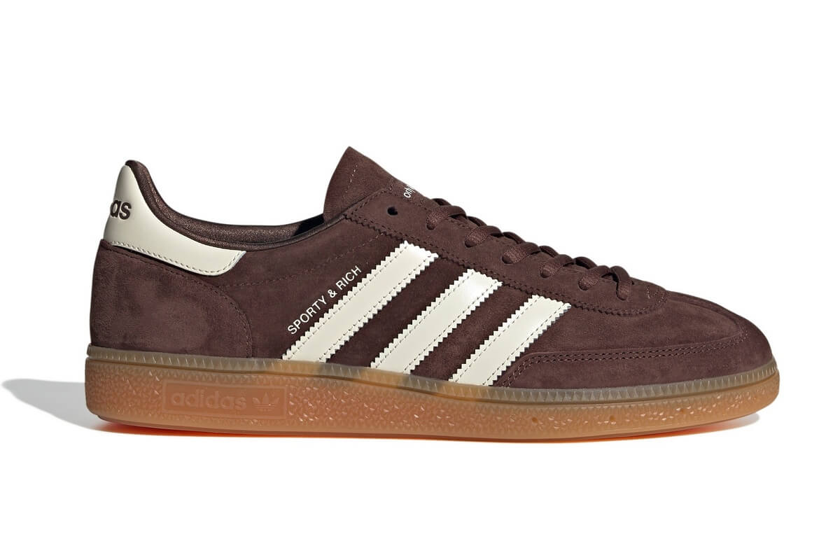 adidas Originals x Sporty & Rich Handball Spezial Handball Spezial - Pantone (Brown) / Cream White / Gum - IH2612