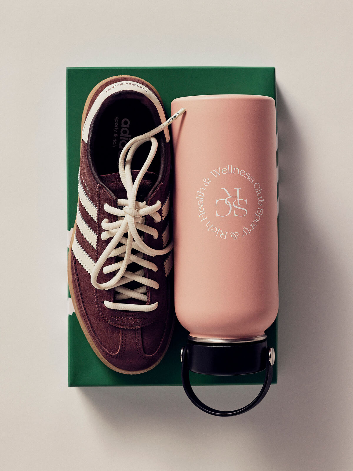 adidas Originals x Sporty & Rich Handball Spezial Handball Spezial - Pantone (Brown) / Cream White / Gum - IH2612