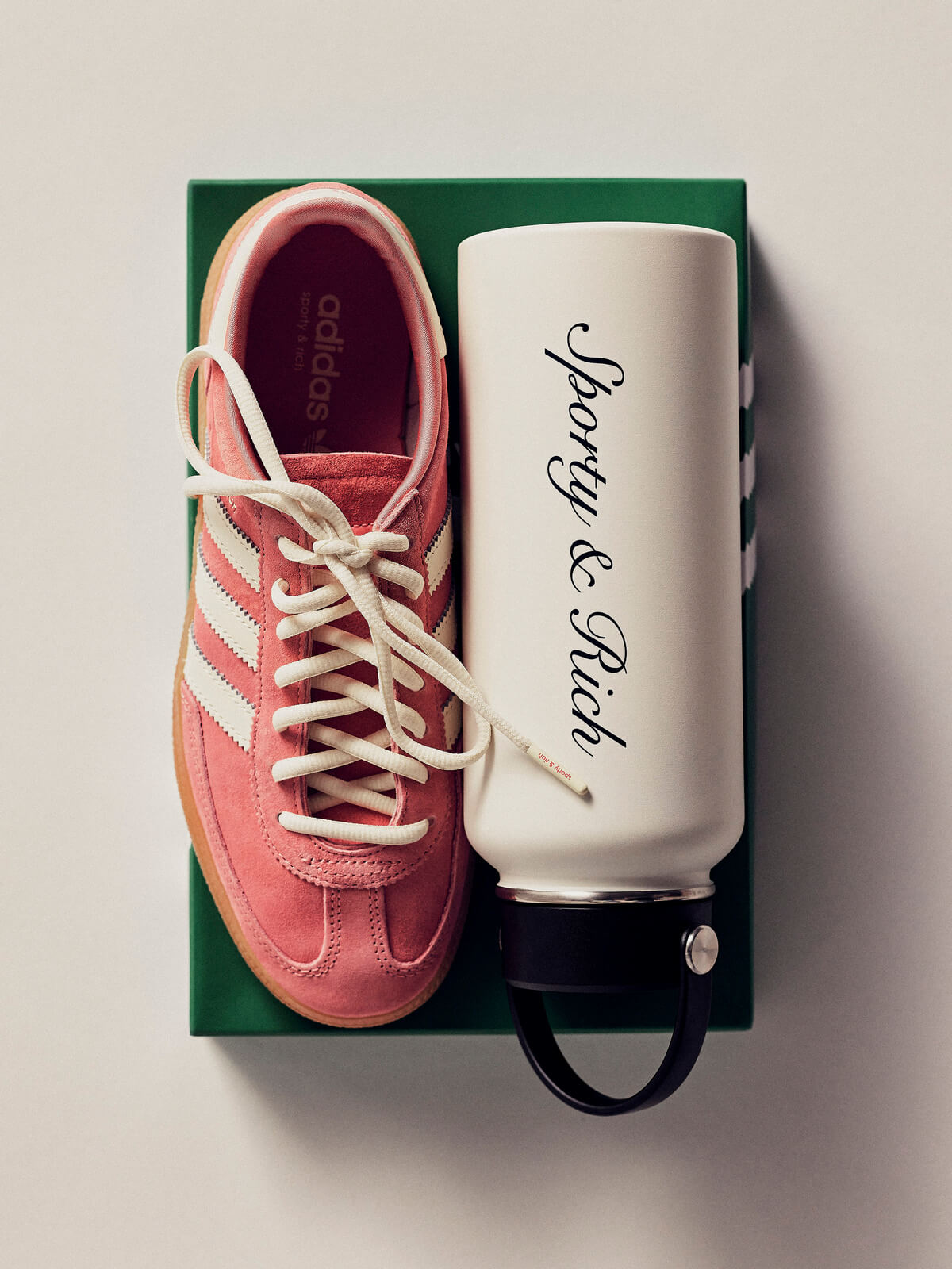 adidas Originals x Sporty & Rich Handball Spezial Handball Spezial - Pantone (Rose) / Cream White / Gum - IH2610