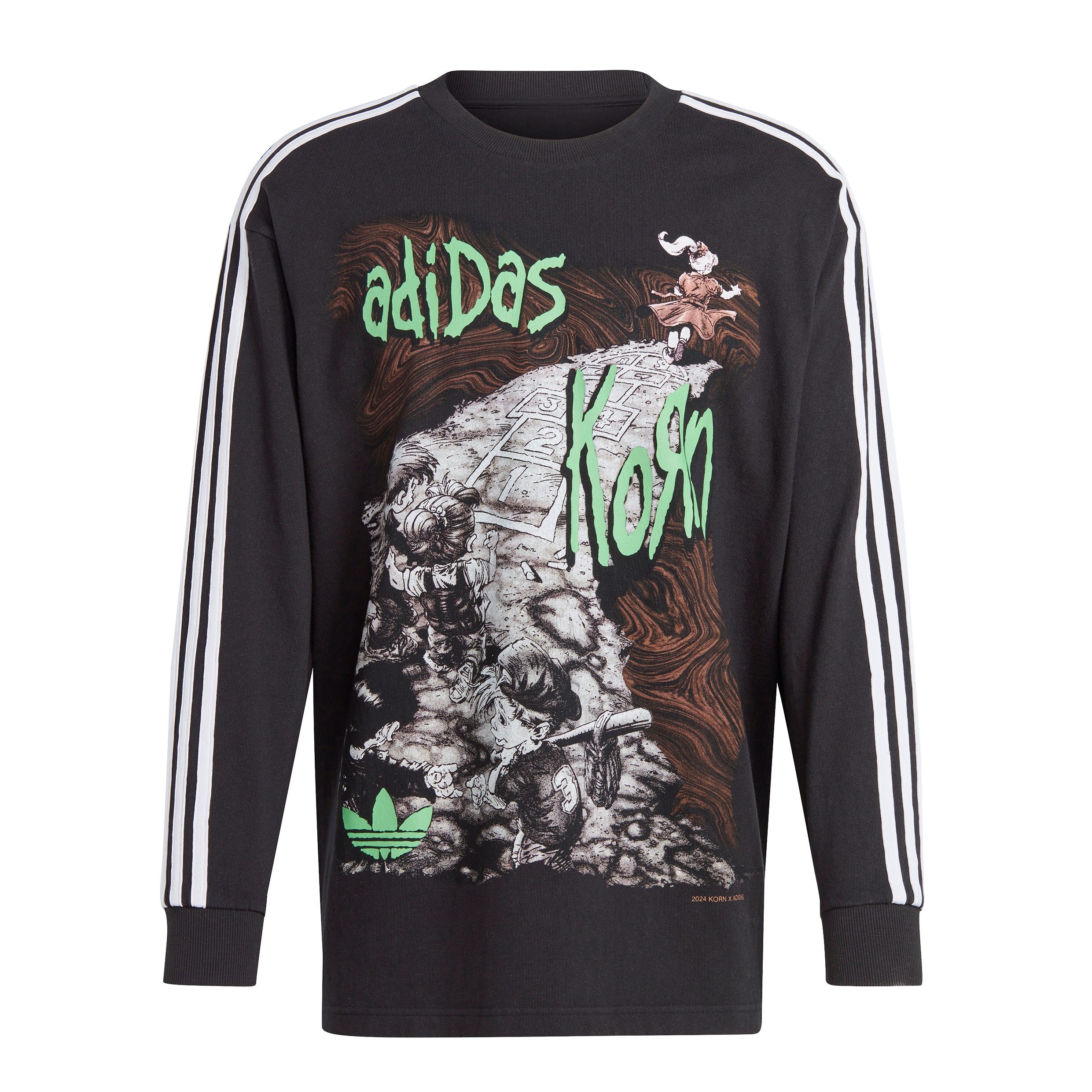 adidas x KoRn Long Sleeve Shirt - Black - IW7523
