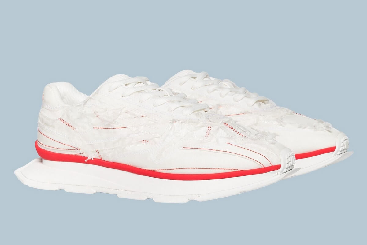 Reebok LTD x KANGHYUK Classic Leather - White / Bright Red - RRMIA04CC99FAB0010300