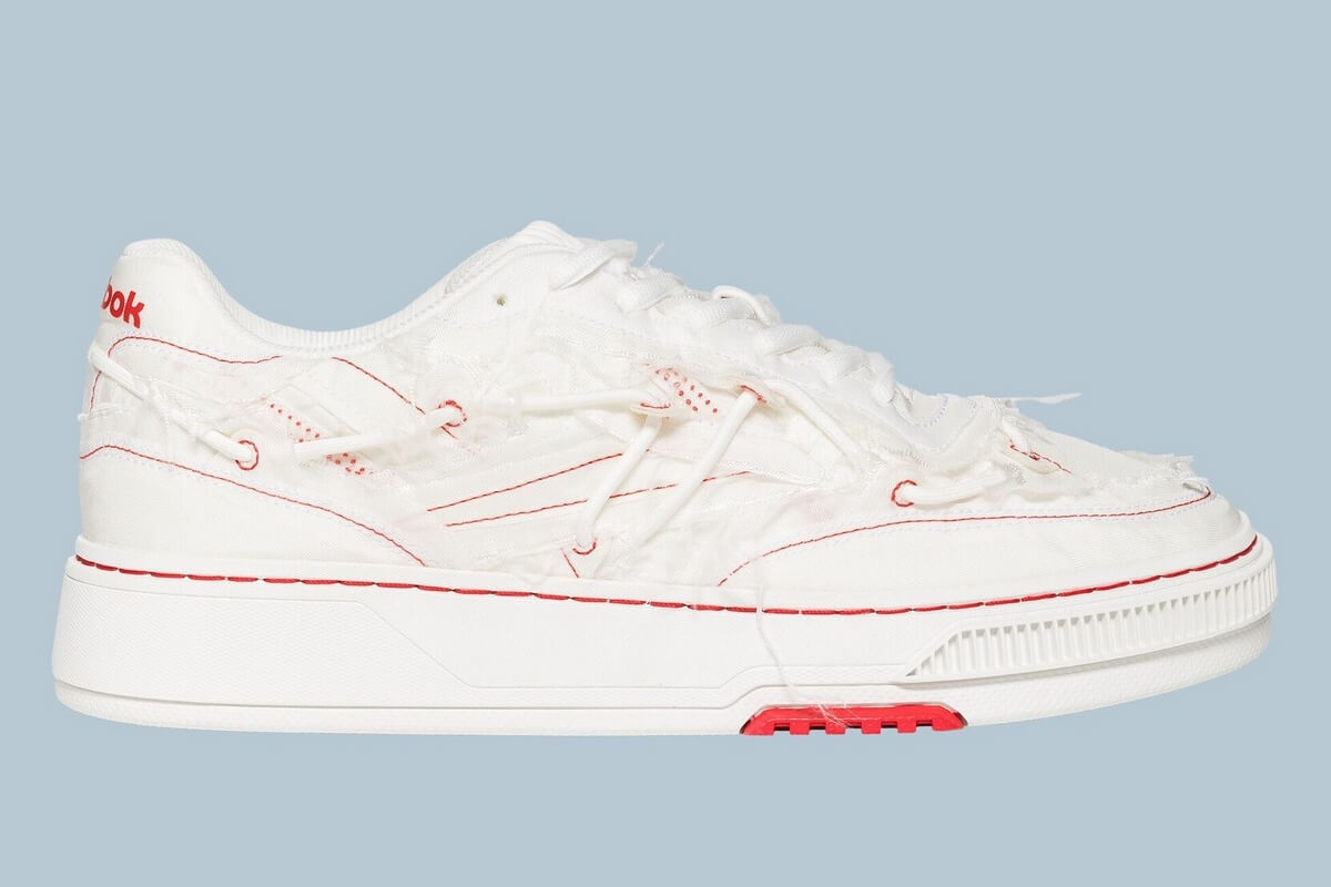 Reebok LTD x KANGHYUK Club C LTD - White / Bright Red - RMIA04DC99FAB0020300