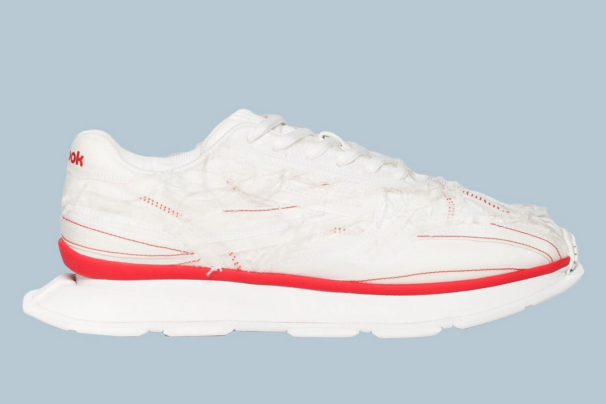 Reebok LTD x KANGHYUK Classic Leather - White / Bright Red - RRMIA04CC99FAB0010300