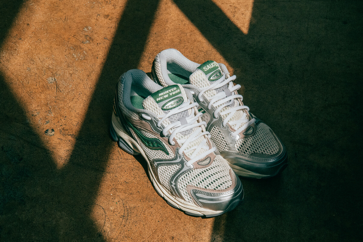 Saucony x Minted NY ProGrid Triumph 4 - Cream/Green - S70865-1
