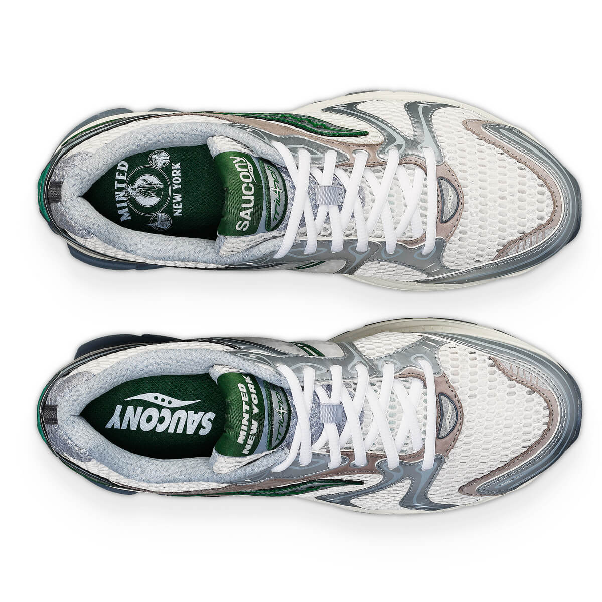 Saucony x Minted NY ProGrid Triumph 4 - Cream/Green - S70865-1