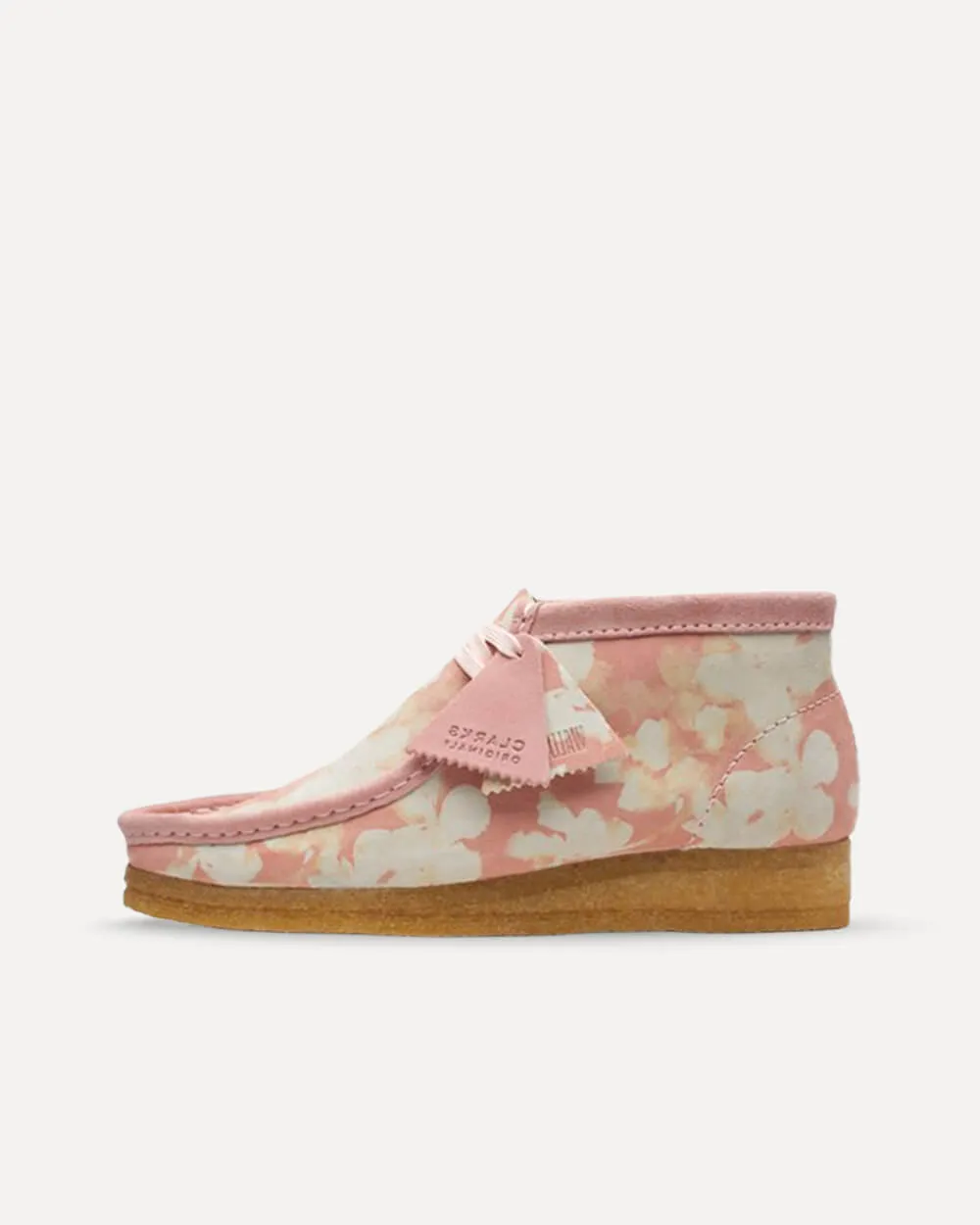 Clarks Wmns Wallabee Boot „Pink Floral“