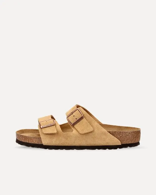 Birkenstock Arizona Suede Leather „Latte Cream“