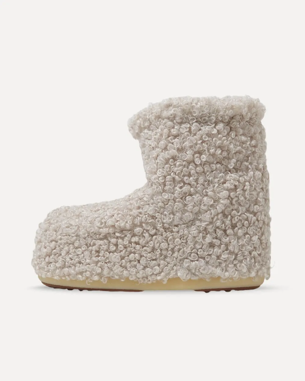Moon Boot Icon Low Faux Curly