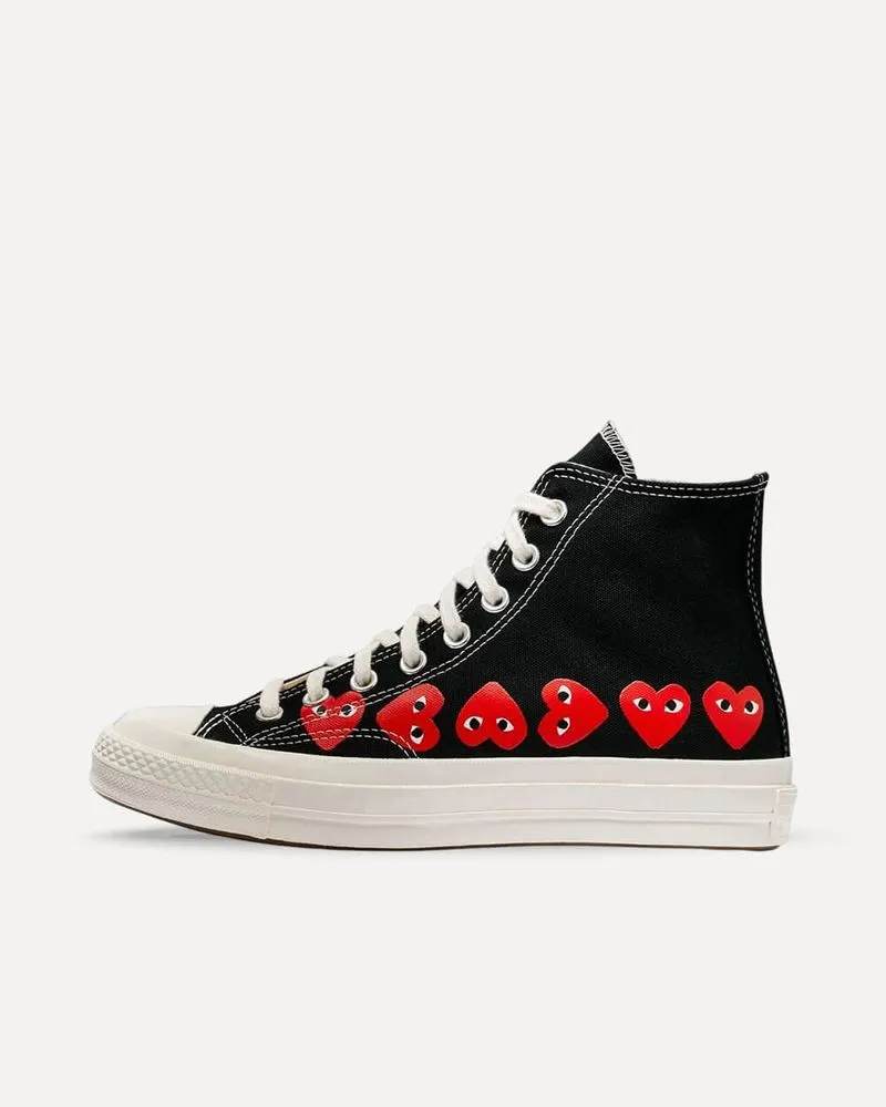 Converse x Comme des GarÃ§ons Play Chuck Taylor All Star 70 High „Multi Heart“