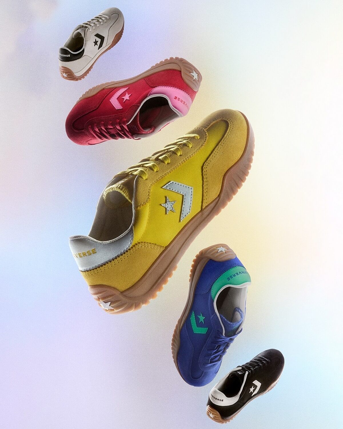 Converse Run Star Trainer - White/Black, Red/Pink, Yellow/White, Blue/Green, Black/White