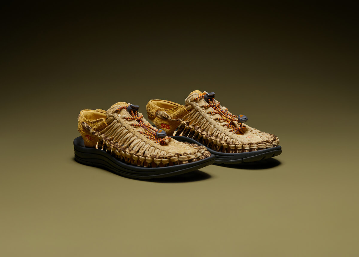 KEEN x SNS Uneek Flat - New Wheat/Reed Yellow SNS - 1028930