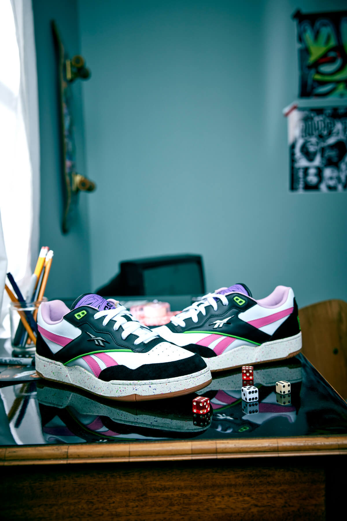 Reebok x Anuel AA BB 4000 II "I will be Legend" / "Soy Leyenda" - Black/White-Pink - 100210142
