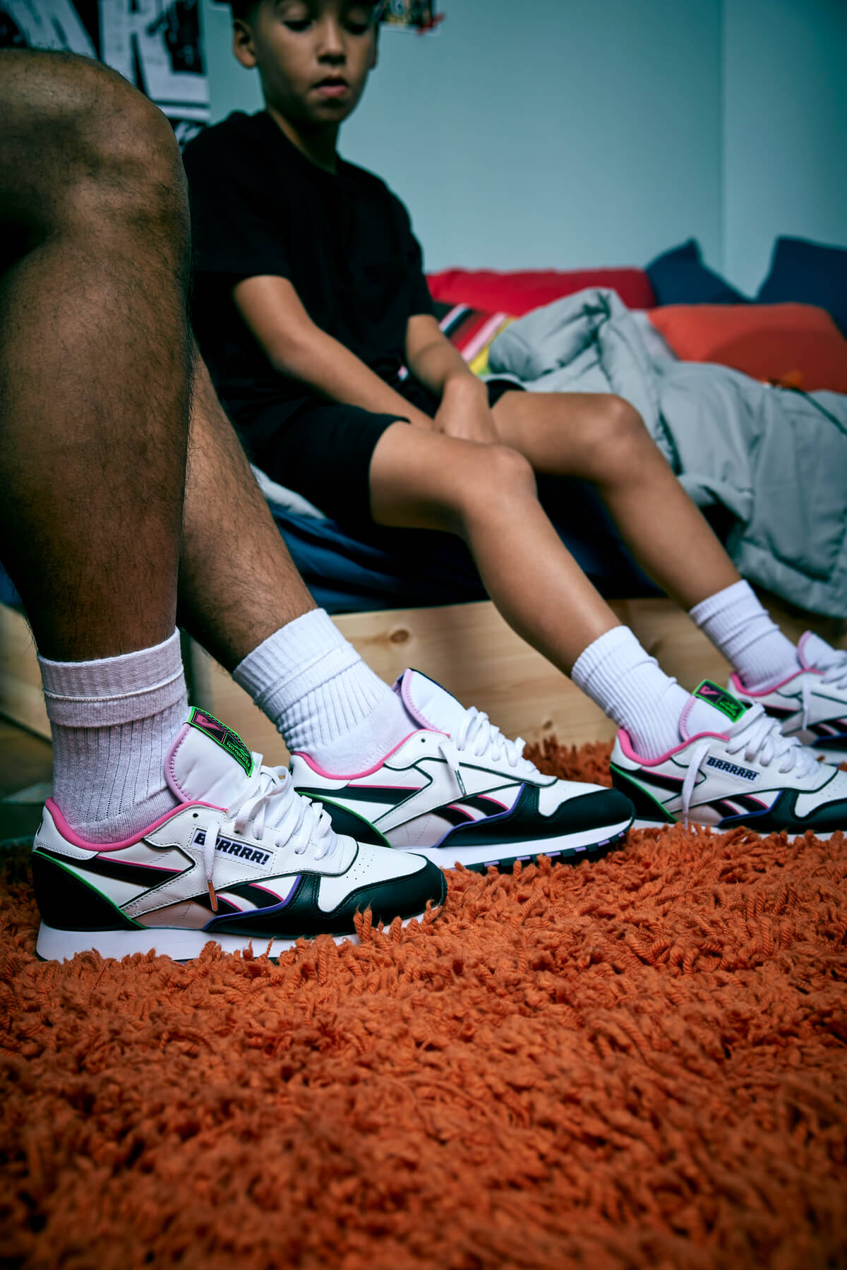 Reebok x Anuel AA Classic Leather "I will be Legend" / "Soy Leyenda" - Black/White-Pink - 100210141