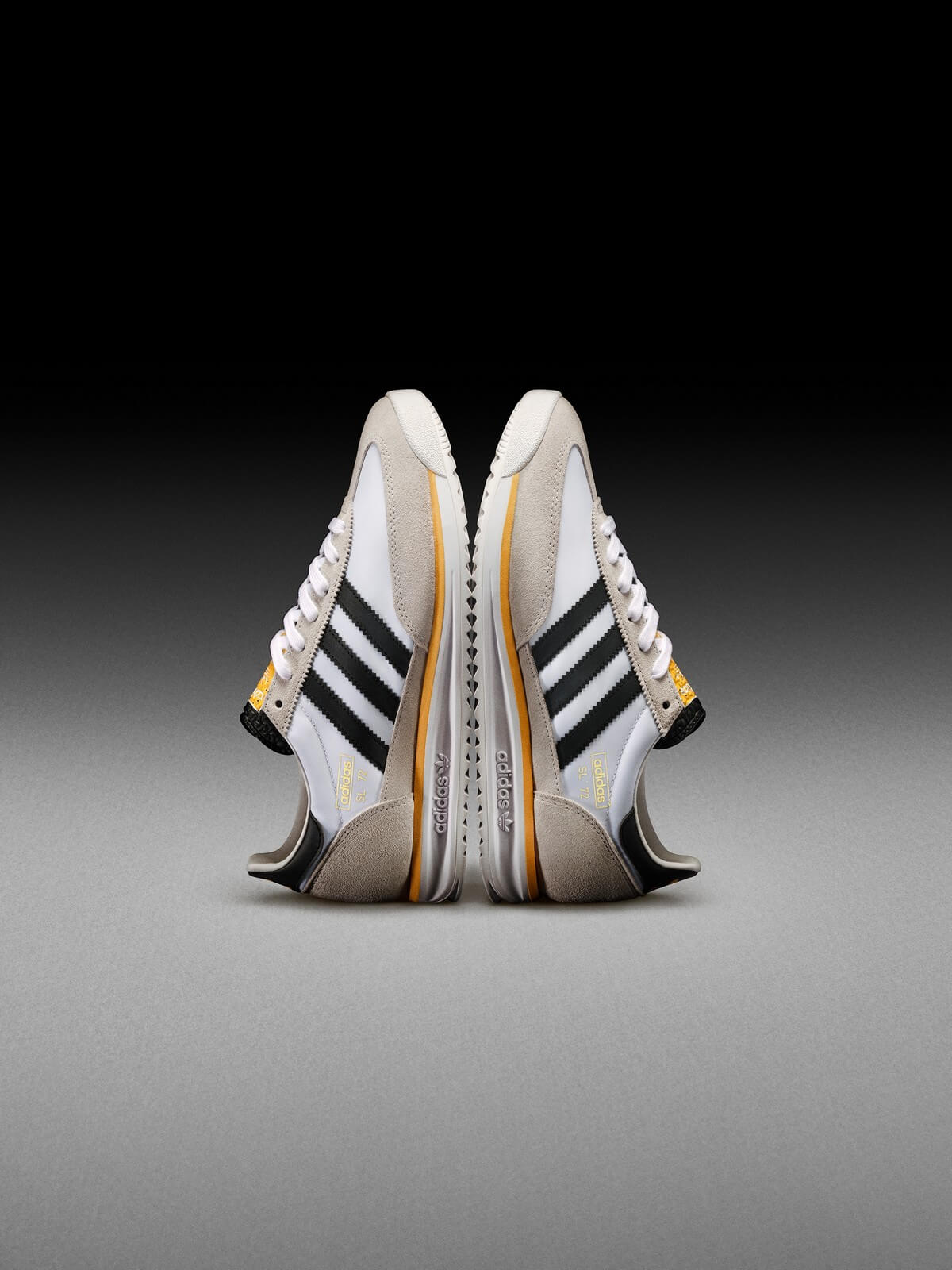 adidas SL 72 RS - Cloud White / Core Black / Spark - IH4823