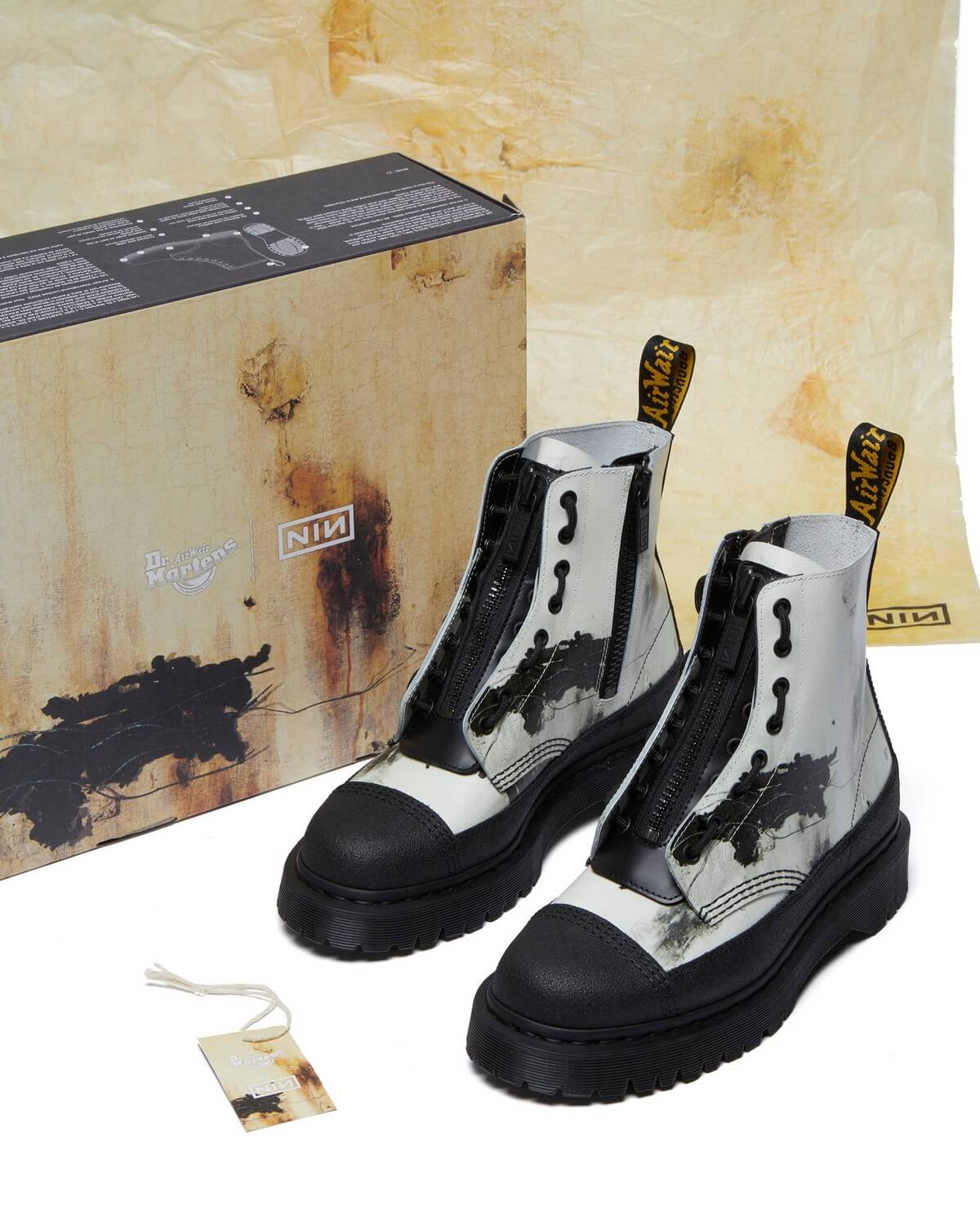 Dr. Martens x NINE INCH NAILS - 1460 Boot - White/Black