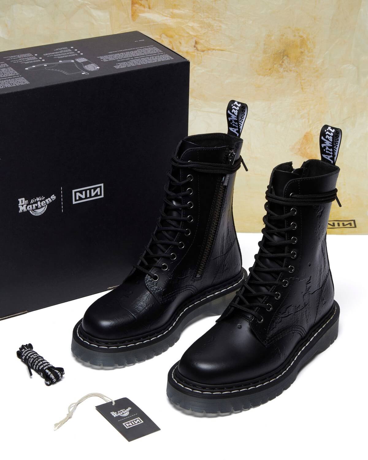 Dr. Martens x NINE INCH NAILS - 1490 Boot - Black
