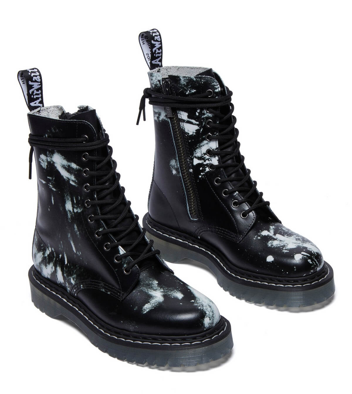 Dr. Martens x NINE INCH NAILS - 1490 Boot - Black/White