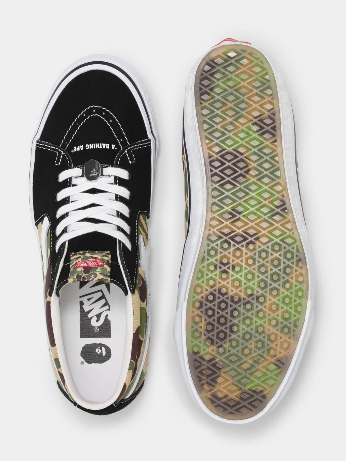 VANS x BAPE - LX Sk8-Mid - ABC Camo - Black/Green/White - VN000MZGCX3