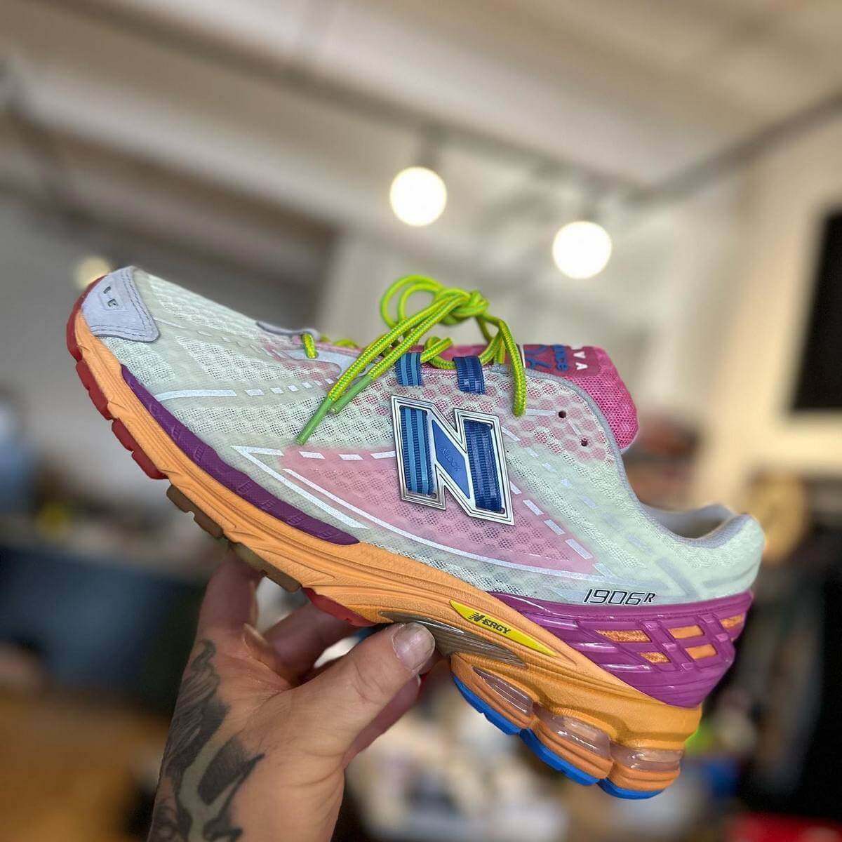 New Balance x Action Bronson 1906R "Rosewater" - Green/Pink - M1906RKL