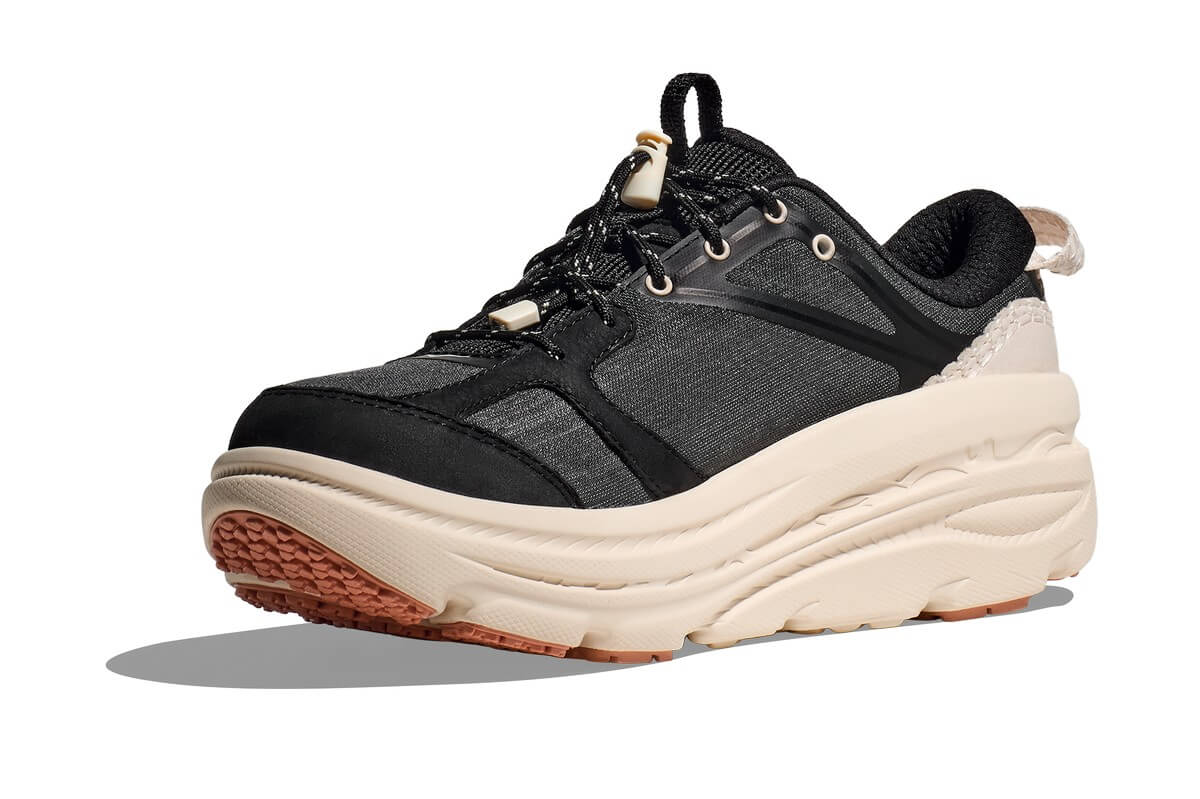 HOKA Bondi B3LS - Black / Alabaster - 1155351-BKLB