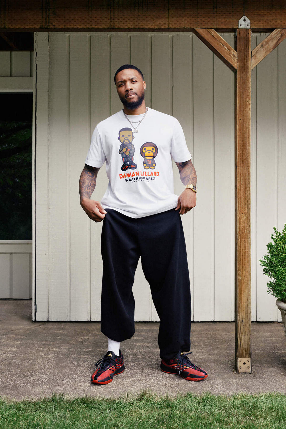 adidas x BAPE Damian Lillard Dame 9