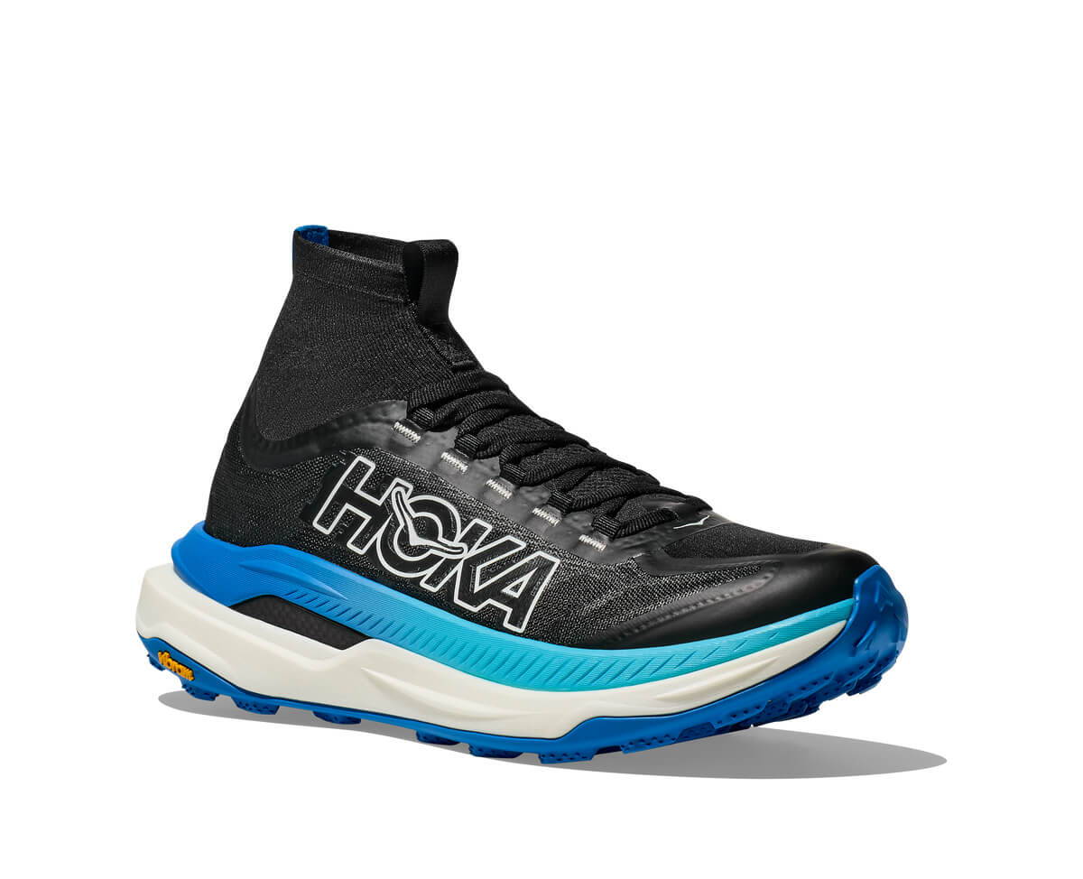 HOKA Tecton X 3 - Black / Blue - 1155112-BHKB - Limited UTMB Colorway