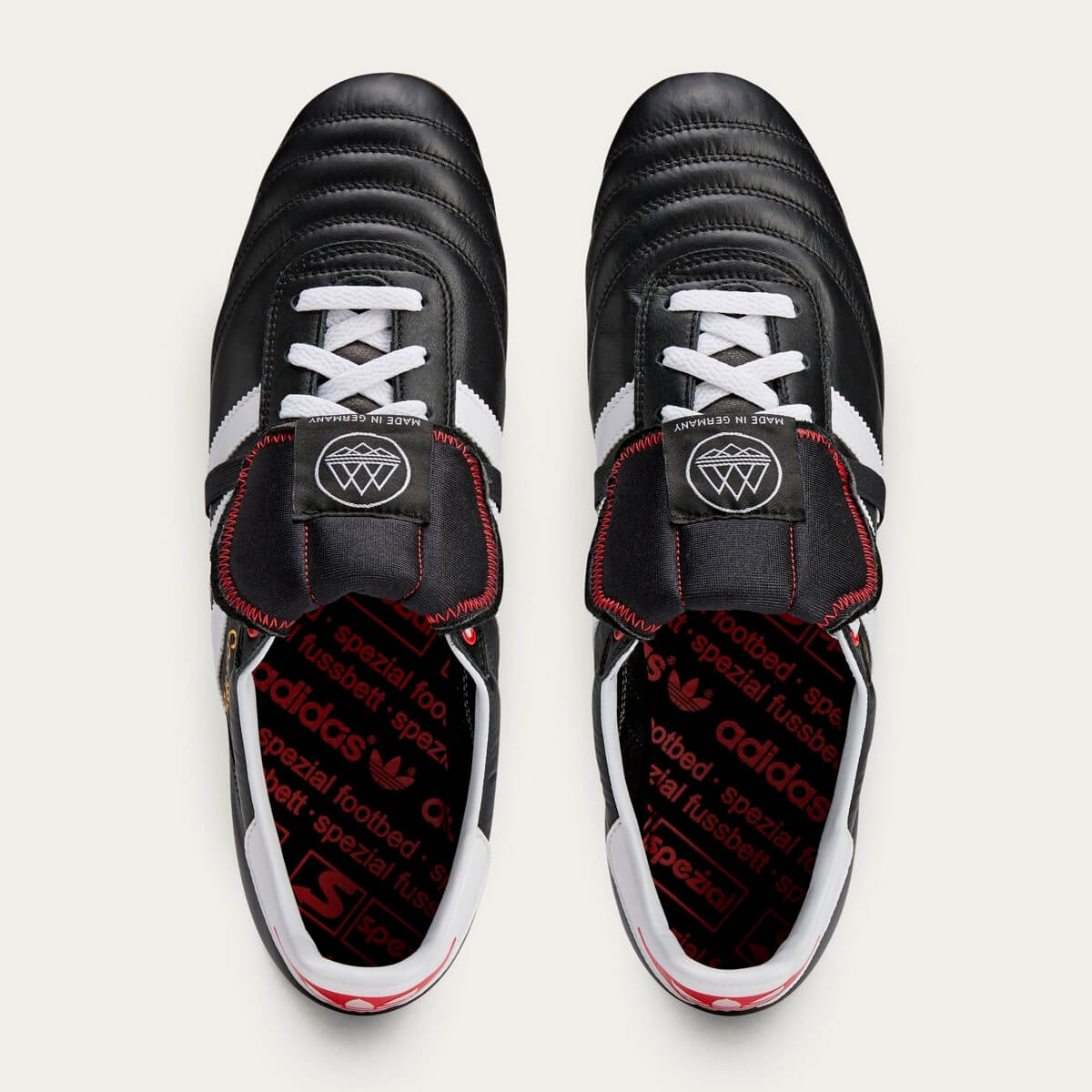 adidas Spezial Copa Mundial SPZL F.C. FG - Core Black / Cloud White / Red - IE9096