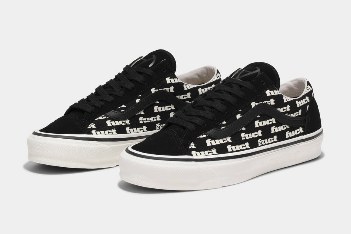 Vans x Slam Jam by FUCT LX Authentic Reissue 44 - Black / Marshmallow - VN0007QZT5O1