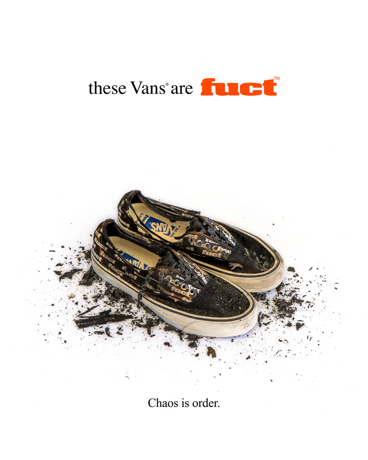 Vans x Slam Jam by FUCT - these vans are fuct - chaos is order