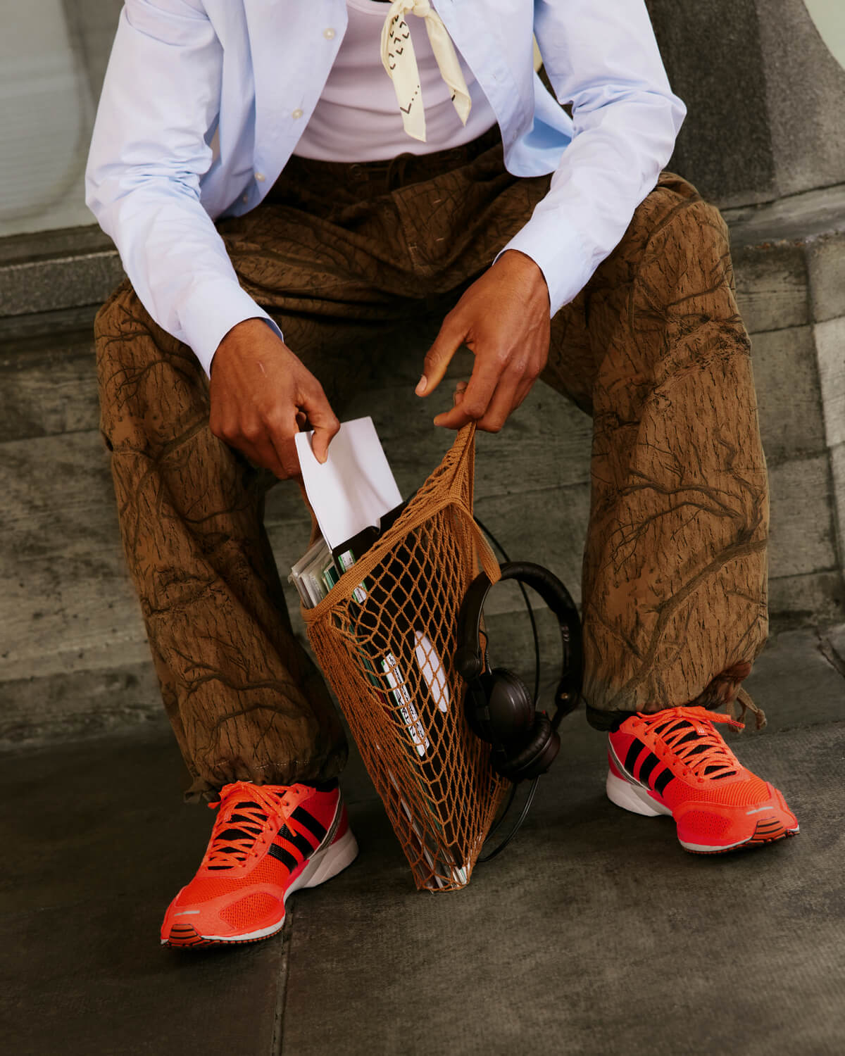 adidas Adizero Adios OG - Footwear White / Solar Red (Orange) / Core Black - IH0971