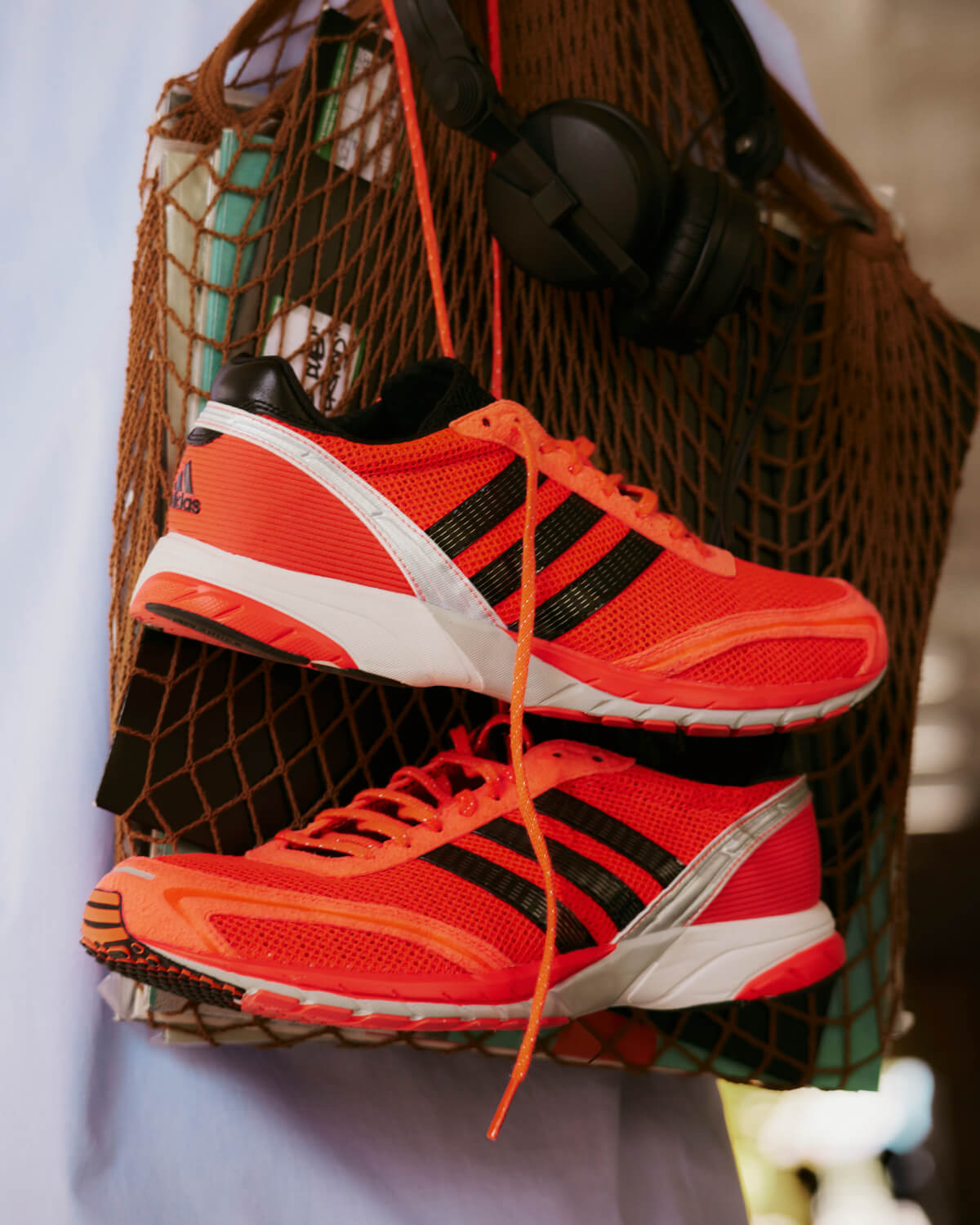 adidas Adizero Adios OG - Footwear White / Solar Red / Core Black - IH0971