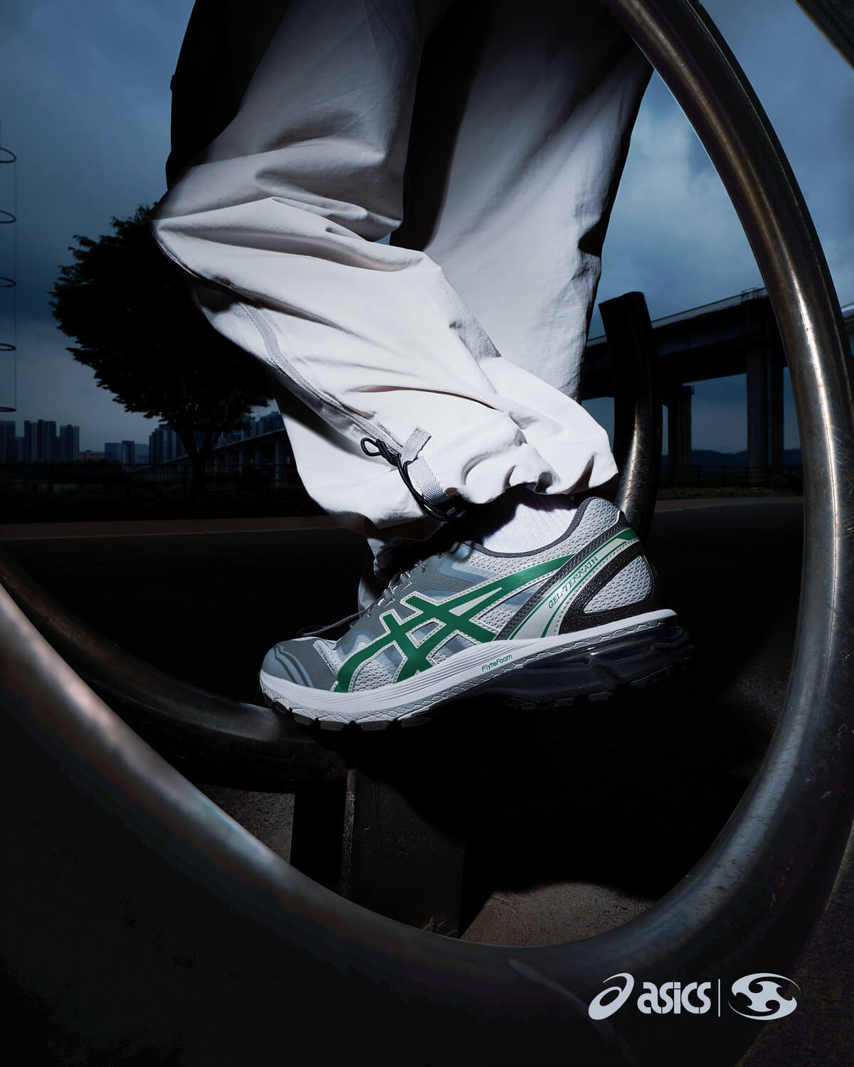 ASICS x SAN SAN GEAR Gel-Terrain - Grey Violet/Jolly Green - 1203A527-020