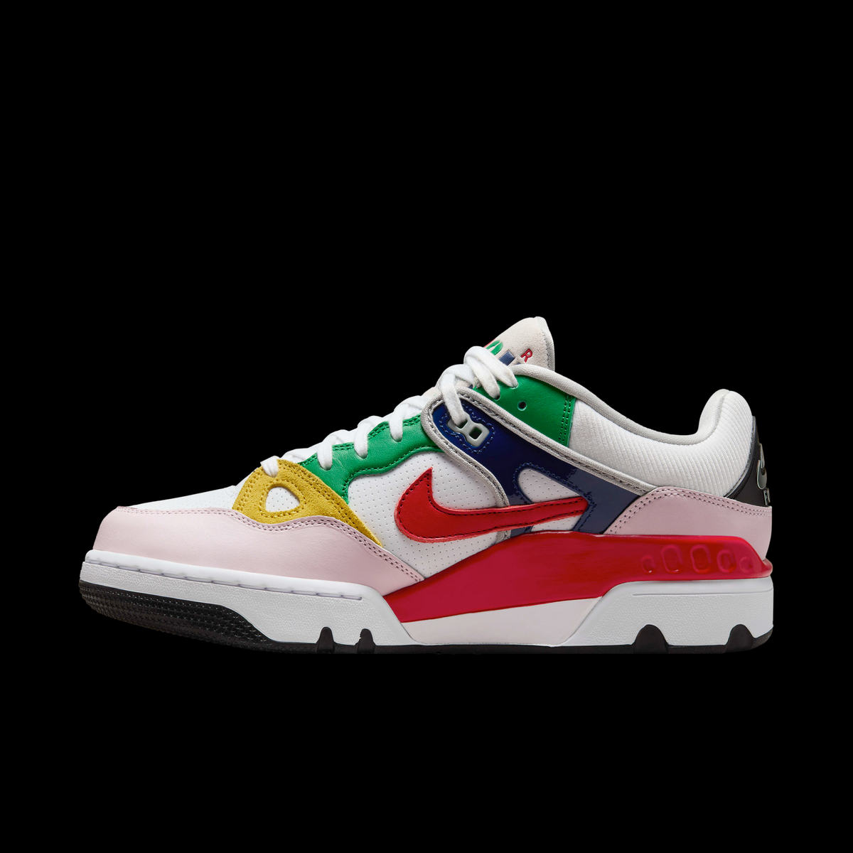 Nike x Nigo Air Force 3 Low - White/University Red-Tour Yellow-Pink Foam-Blue Void-Lucky Green - FQ7012-100