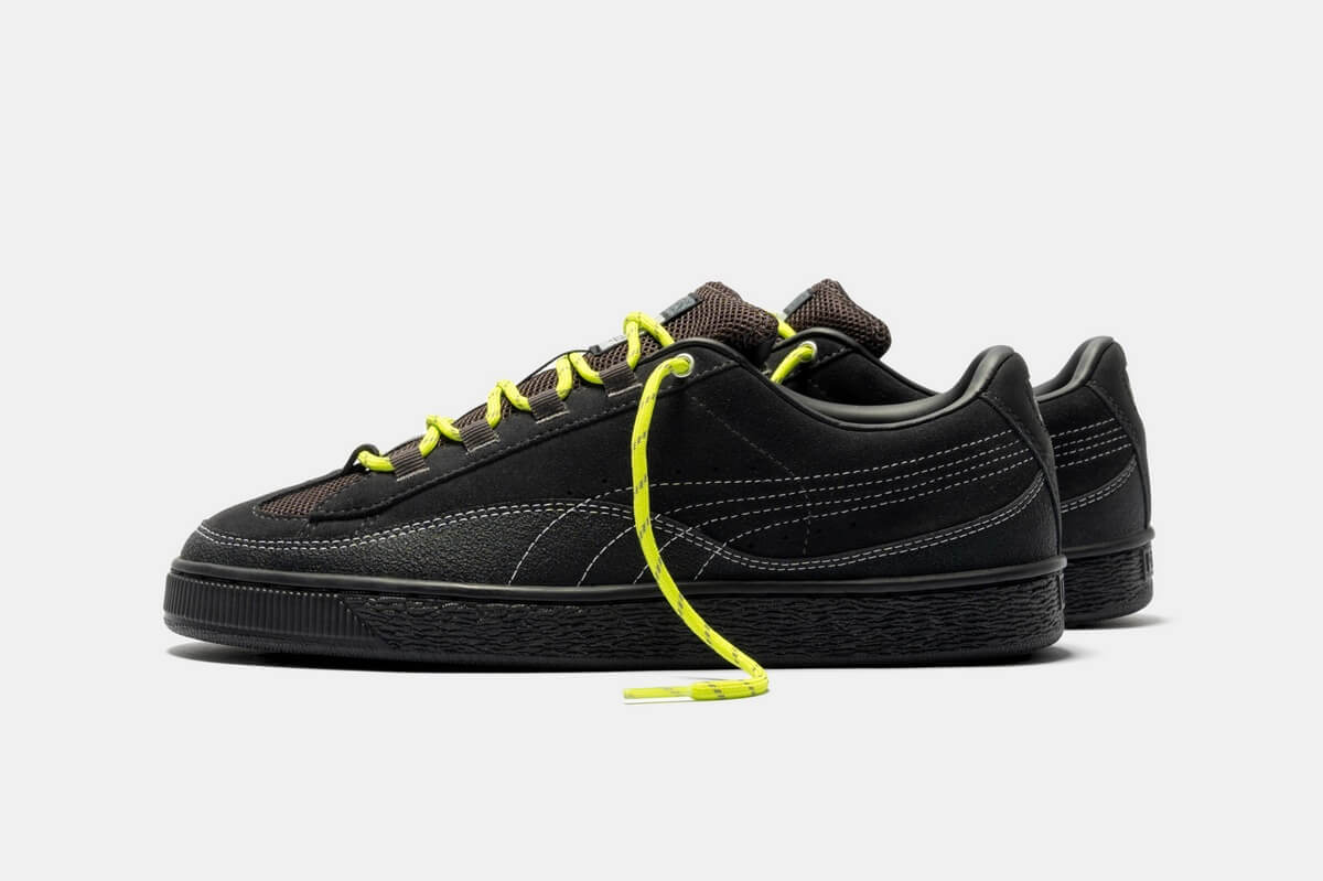 PUMA x ARIES Suede HP - Black / Flat Dark Gray - 399347-01