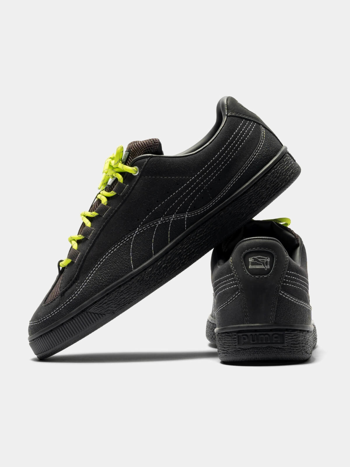 PUMA x ARIES Suede HP - Black / Flat Dark Gray - 399347-01