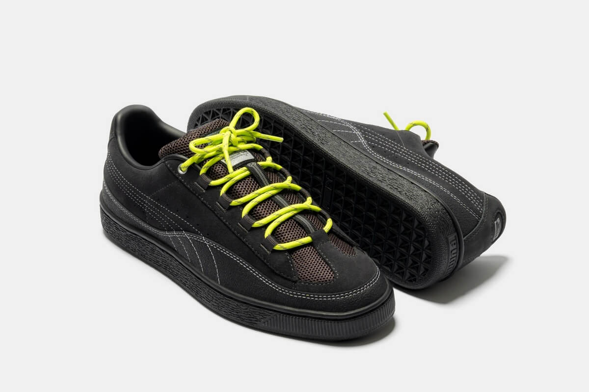 PUMA x ARIES Suede HP - Black / Flat Dark Gray - 399347-01