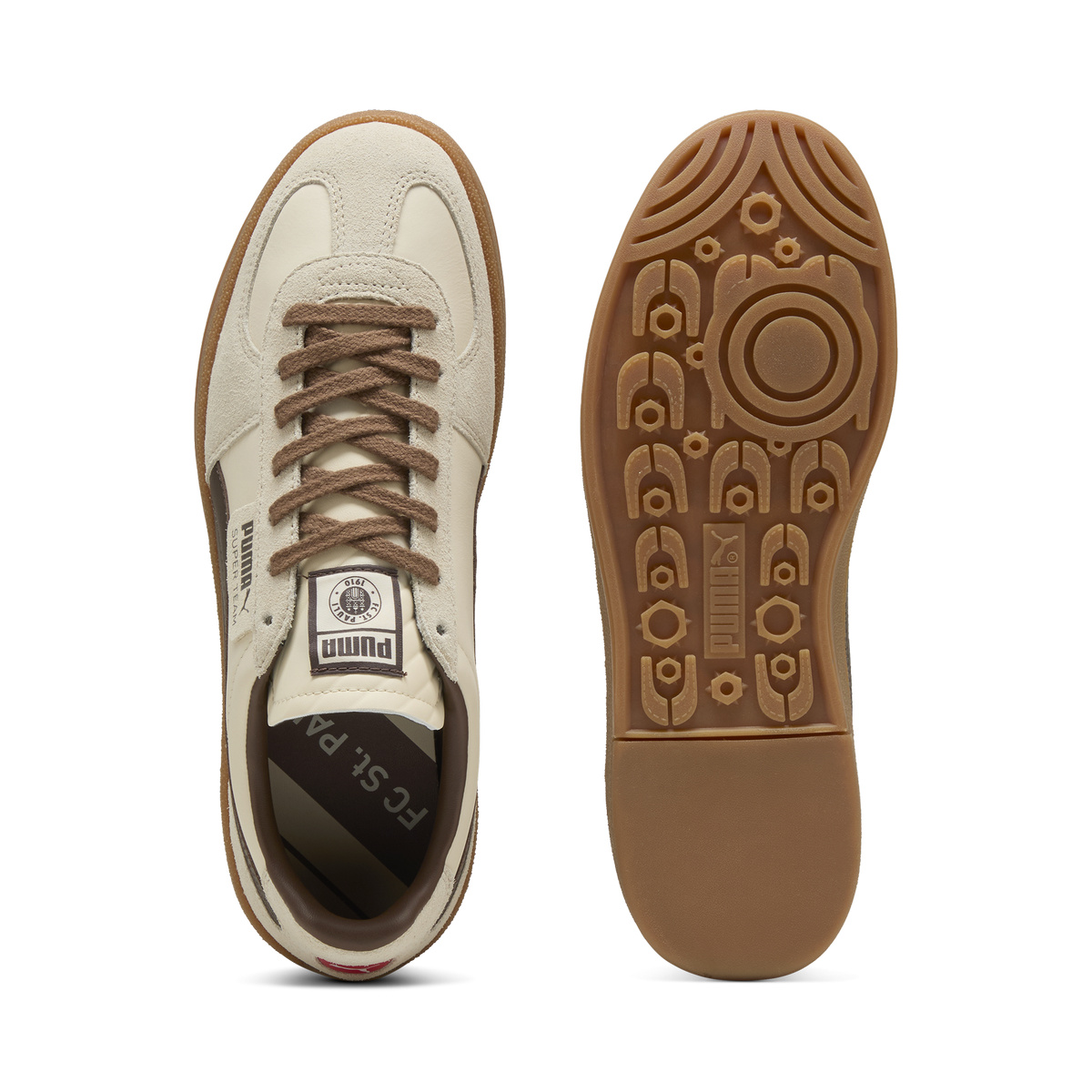PUMA x F.C. St. Pauli Super Team - Sugared Almond / Espresso Brown - 401078-01