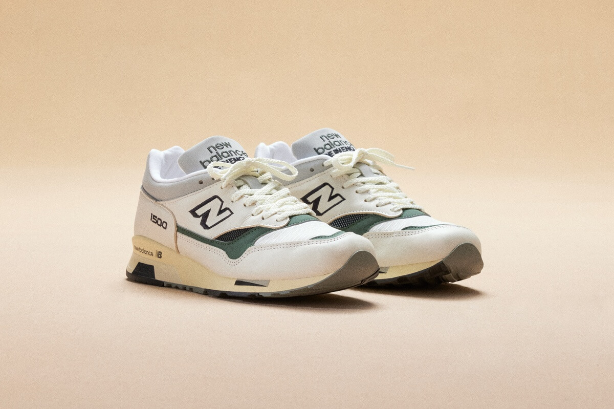 New Balance - Made in UK - U1500WHG - Antique White/Cilantro Green