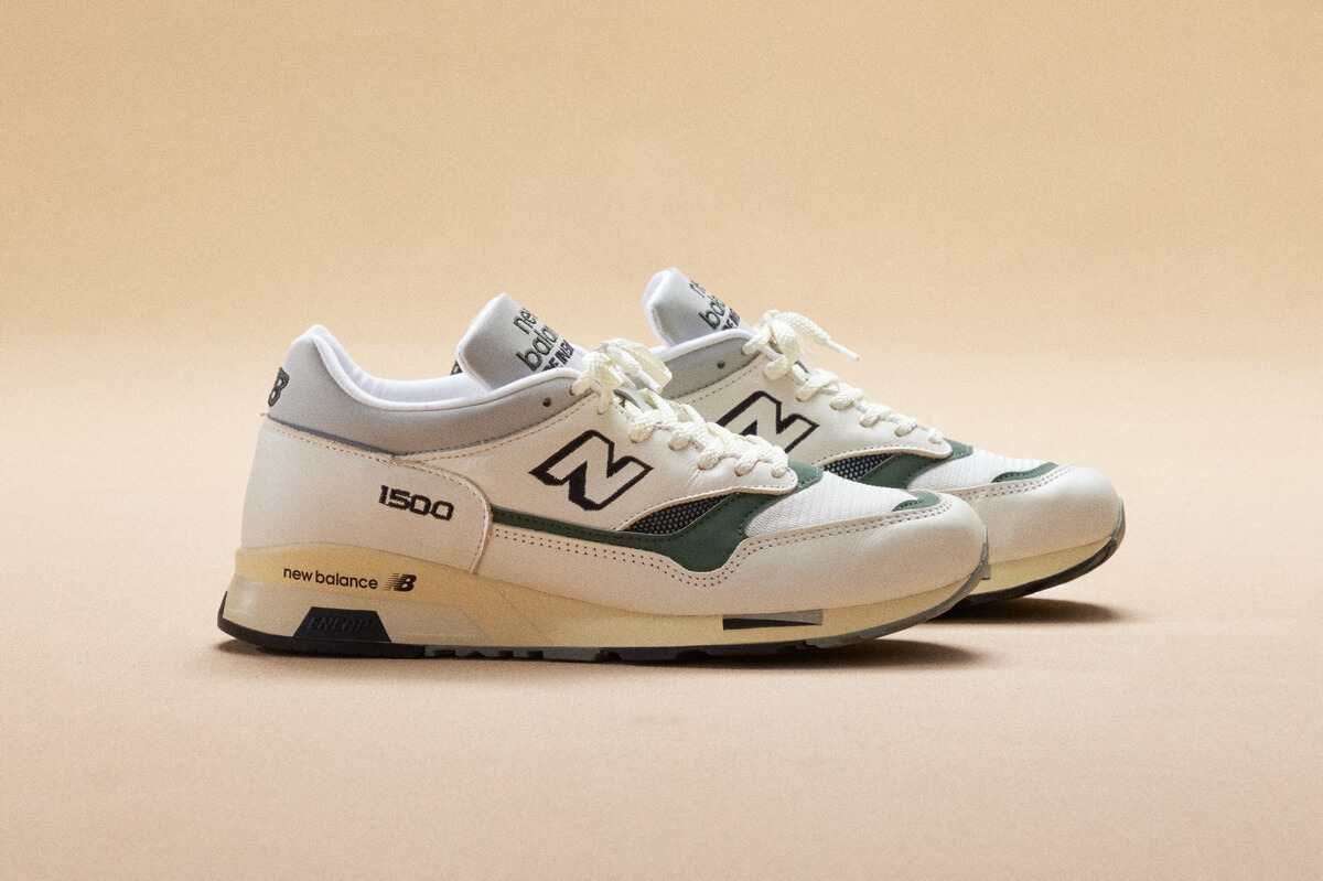 New Balance - Made in UK - U1500WHG - Antique White/Cilantro Green