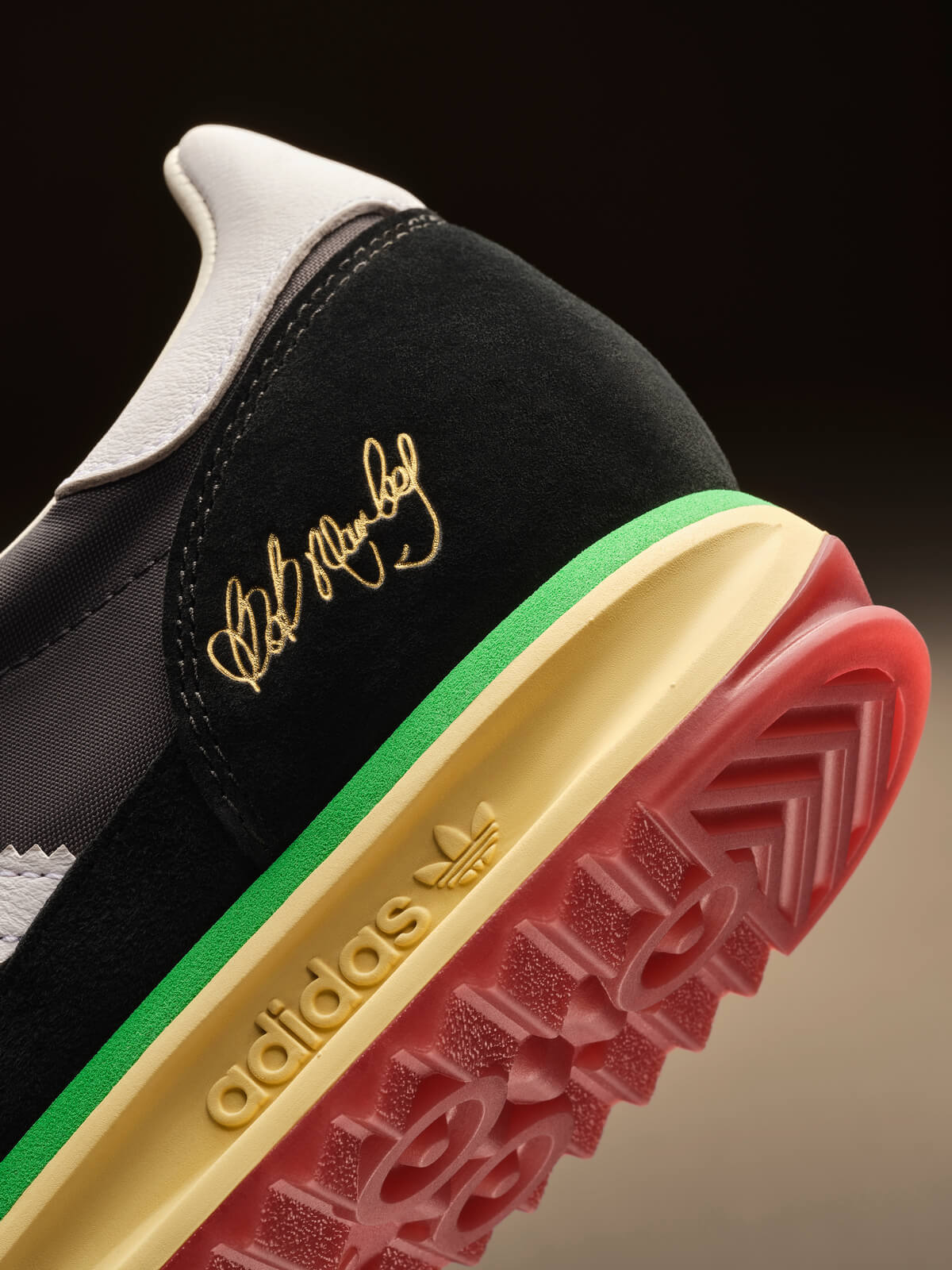 adidas Originals x Bob Marley SL 72 - Core Black / Cloud White / Off White - JR7973